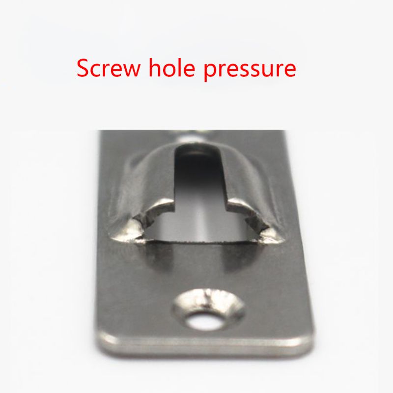 Mini Stainless Steel 90 Degree Right Angle Buckle Hook Lock Bolt for Sliding Door Latch Bar Window Home Furniture Hardware