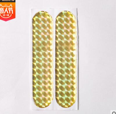 2 stuks waterdichte reflecterende autostickers, waarschuwingstape, reflecterende strips, veiligheidsmarkering voor autovelg, wenkbrauw, deurrand: Geel