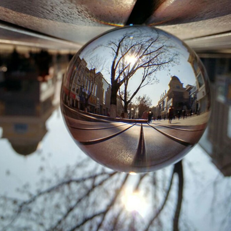Clear Crystal ball Sphere Glass Globe Photography Photo Props Acrobatic Performance Ball Crystal Craft Decoration