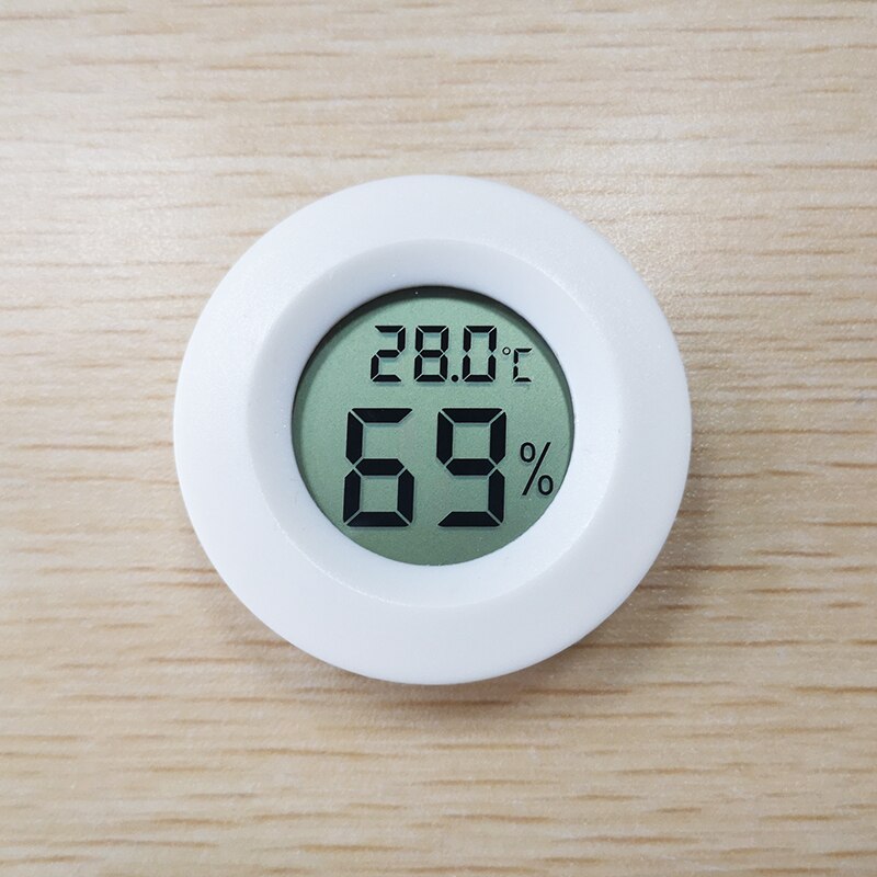 Mini Digital Round Thermometer Electronic Hygrometer Temperature Humidity meter tester for Aquarium Freezer Refrigerator House