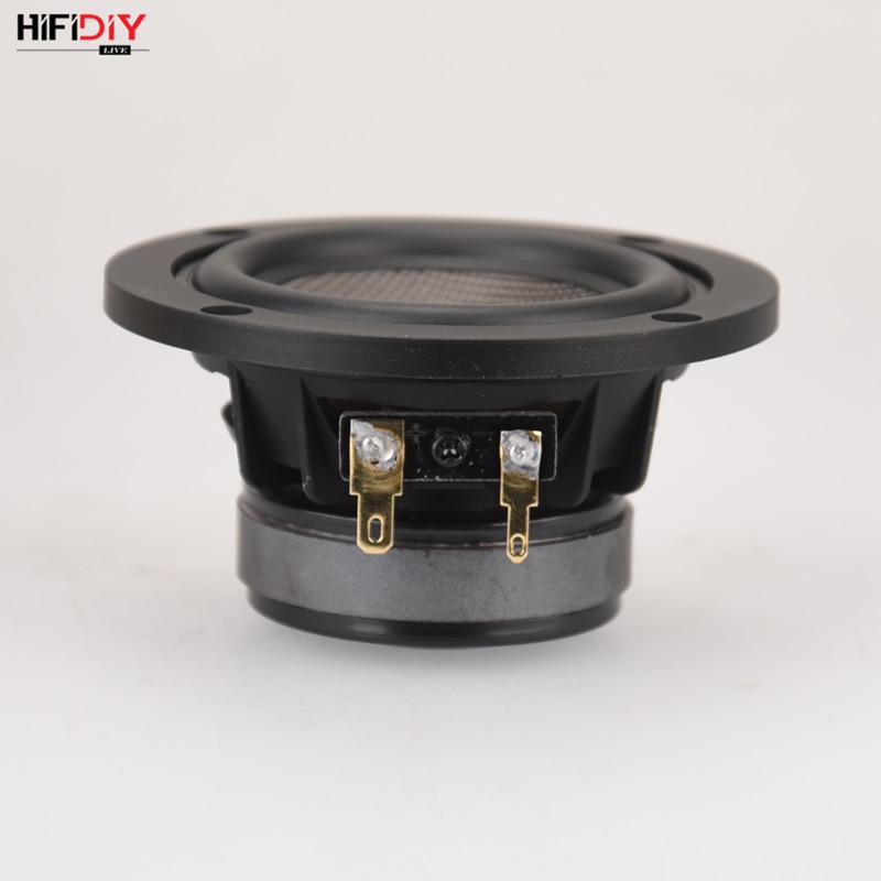 HIFIDIY en directo de alta fidelidad 3,7 pulgadas 93mm altavoz de frecuencia completa unidad 4 OHM 30W de alta Alto bass altavoz P3-93 de titanio de fibra de carbono