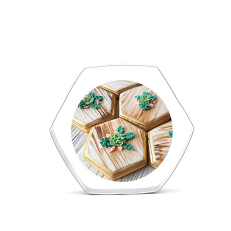 1pc Baking Mold Baking Tool Cake Mold Hexagon Cutter Stainless Steel Cookie Cutters Biscuit DIY Mold Kitchen Accessory