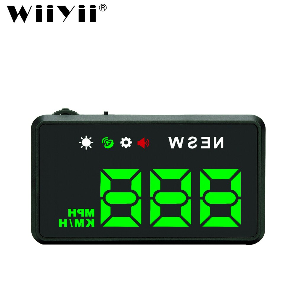 Universal GPS Speedometer 4.5" H1 Speed Odometer Mileage HUD Display Digital Speed Alarm MPH KMH Altitude Display Projector