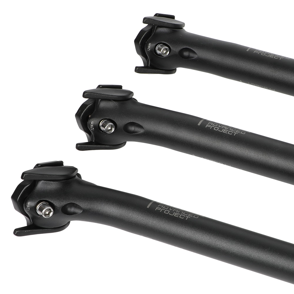 UNO-tija de sillín de bicicleta de montaña, poste de asiento de bicicleta de carretera, piezas de 27,2/30,8/31,6x350mm, tubo de asiento de aluminio Offset de 17mm