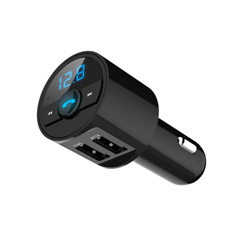 FM Transmitter USB Charger Bluetooth Car Kit FM Modulator Audio Music Mp3 Player Phone Wireless Handsfree: Default Title