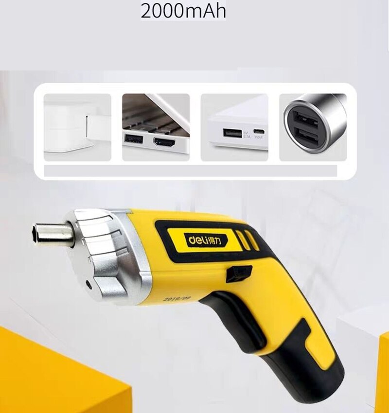 Powerful electric tools lithium battery screwdriver rechargeable small household electric drill
