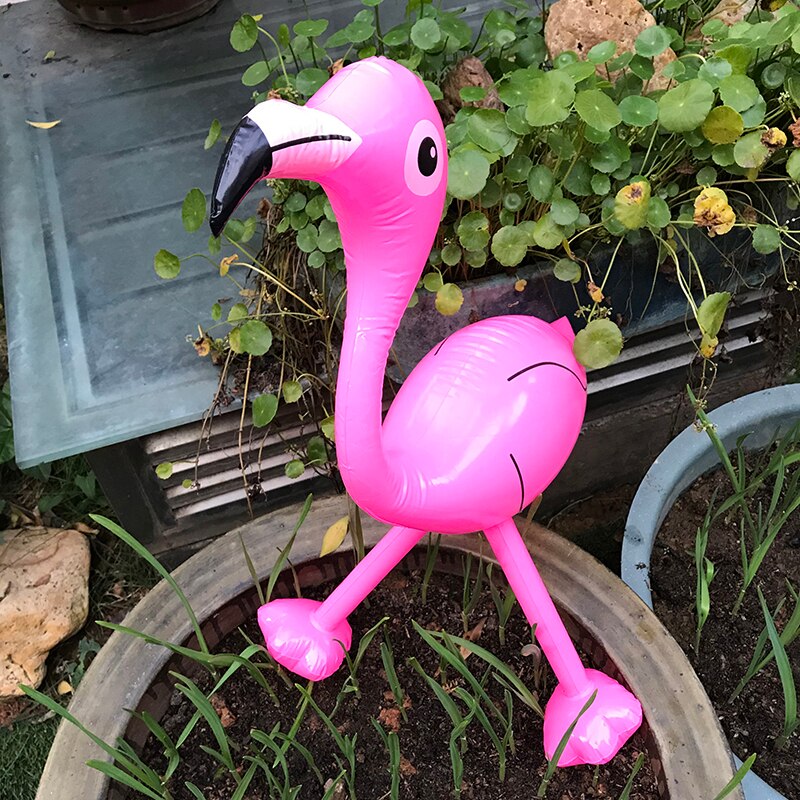 2 stks/partij Zwembad of strand party met plastic Opblaasbare Flamingo speelgoed voor gebruik in en uit het water grappig kinderen speelgoed