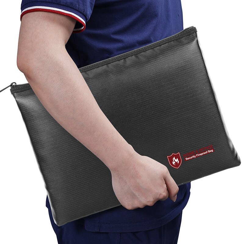 1pc Envelope File Pouch Waterproof Document Bag Large Capacity Envelope Document Bag Office File Organizer Bag