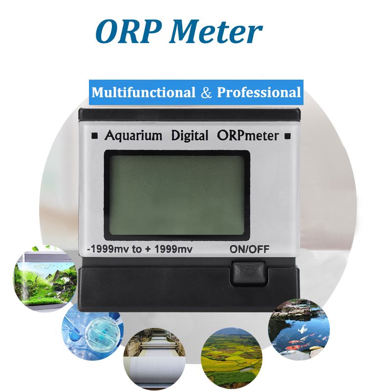 Digital ph orp monitor lcd display måleværktøj kit vandmonitor testermåler