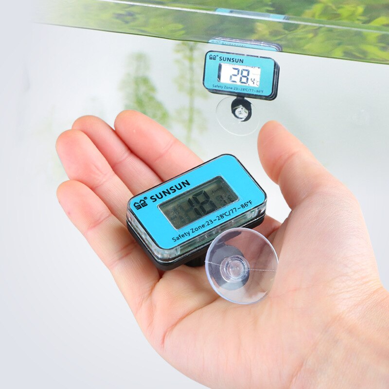 Nuovo termometro digitale per acquario LCD con sonda ventosa serbatoio di pesce misurazione del termometro elettronico dell&#39;acqua