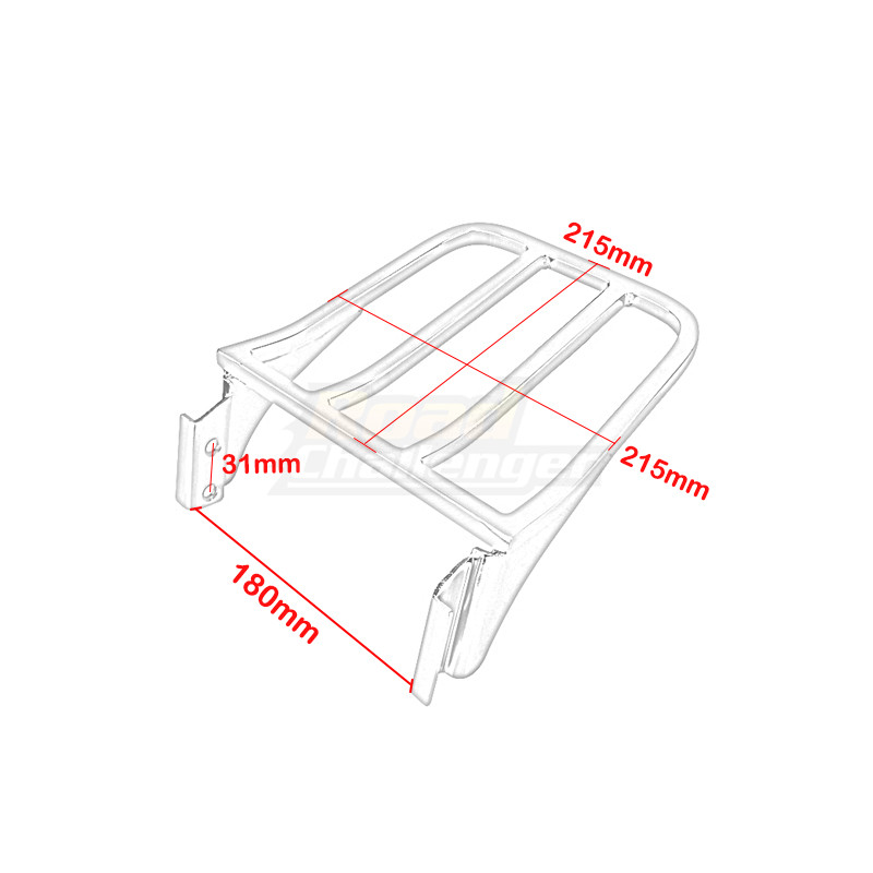 Sissy Bar-porte-bagage de moto | Pour Harley 04-17 Sportster Iron XL883 XL1200 soixante-dix deux XL1200V quarante-huit XL1200X