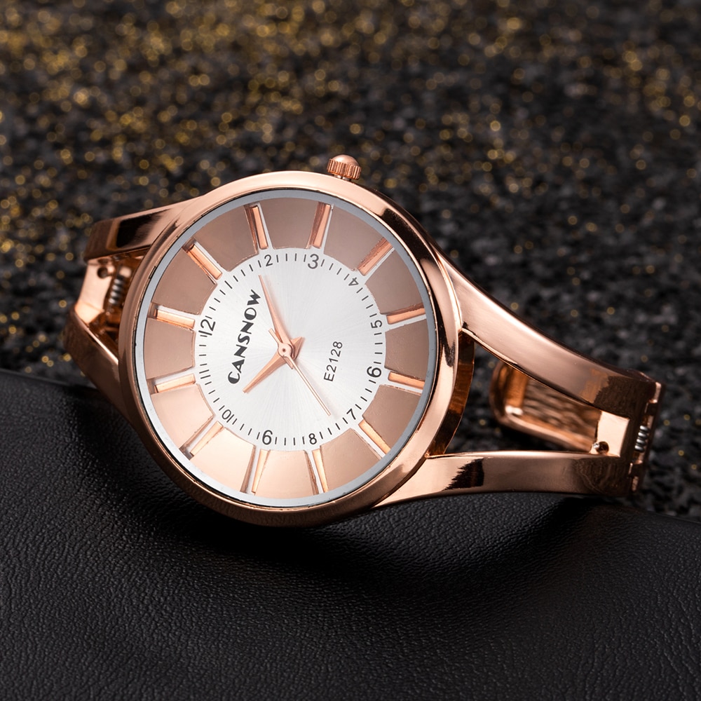 YUYTE Vrouwen Quartz Horloges, Vrouwelijke Analoge Ronde