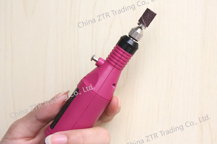 Mini nagelboorset met 6 bits, elektrische boormachines, manicure, stylingtool, pedicure, vijlen, vormgeven, voetverzorgingsproduct