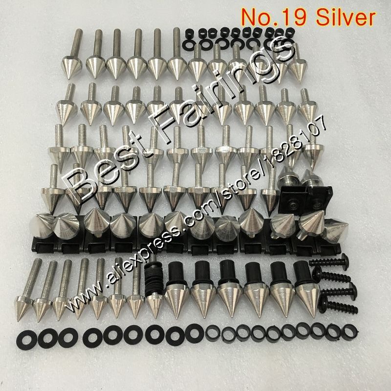 Fairing bolts full screw kit For SUZUKI GSXR600 GSXR750 06 07 GSXR 600 750 K6 GSX R600 R750 2006 2007 Complete Body screws Nuts