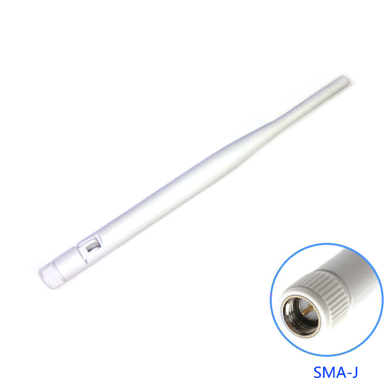 Antenne WIFI Omni 2.4GHz, 6dbi, 2.4GHz, bluetooth, mâle/femelle, connecteur de routeur sans fil IEEE WLAN/WiMAX/MIMO: vert militaire