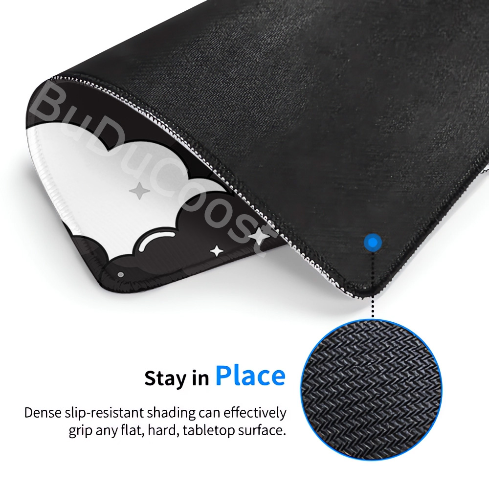 XS Bureaukleed Kawaii Roze Wolk Schattig Tafelkussen Gaming Kleine Muismatten Rubberen Toetsenbordmatten 18x22cm Antislip Beste keuze Muizen Pad