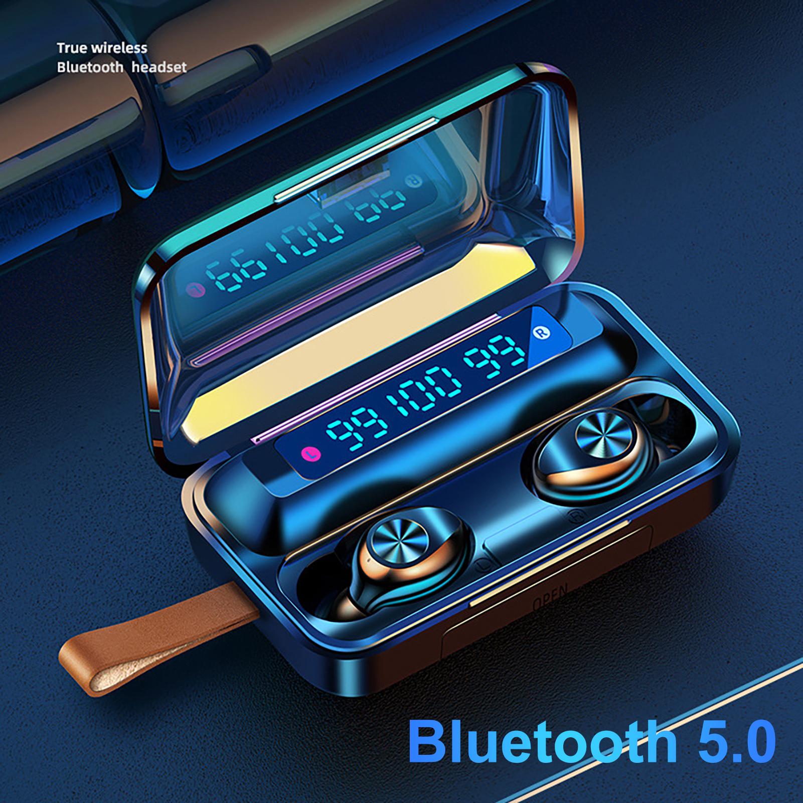 F9-11 TWS Wireless Bluetooth 5.0 Earphone with 2000mAh Charging Box Touch Control 9D Stereo Headphones Waterproof Sport Earbud