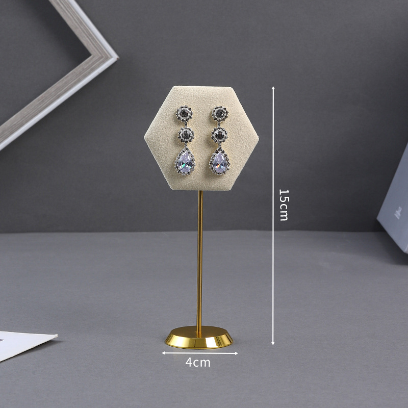 Sieraden Organisator Display Ketting Houder Ketting Hanger Sieraden Display Stand Kettingen Oorbellen Hanger Armbanden: Bruin