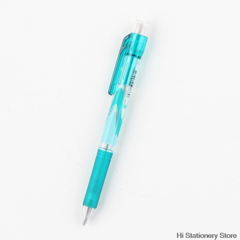 Pentel E-sharp AZ125R Mechanical Pencil 0.5mm Automatic Pencil Japan Black/Blue/Green/Purple/Pink Body Colors Stationery: Green 1 pcs