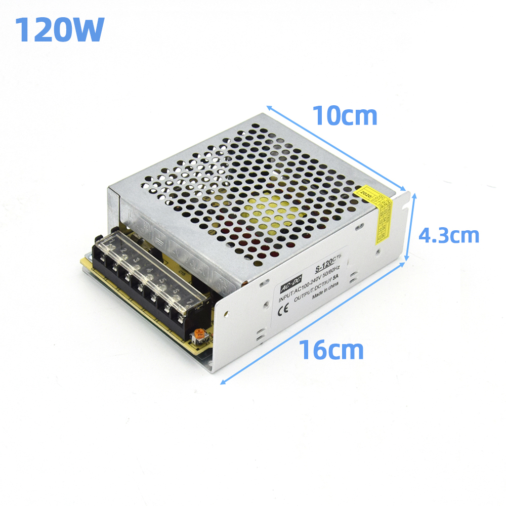24W 60W 80W 120W Schakelende Voeding Licht Transformator AC110V 220V Naar DC 12V 24V Voeding Bron Voor Led Strip CCTV