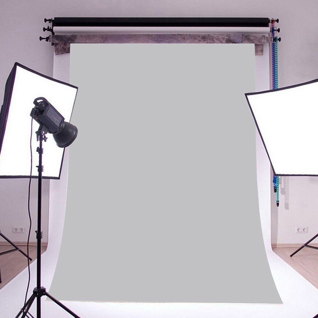 3D Photography Photo Studio Simple Background Backdrop Non-woven Solid Color Green Screen Chromakey 3 color Cloth #25: Gray 