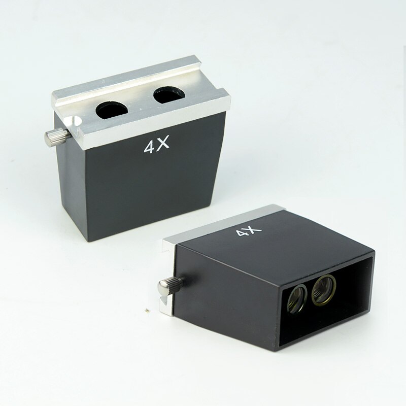 2x 1x 3x 4x Stereo Microscope Objective Optical Lens: 4X