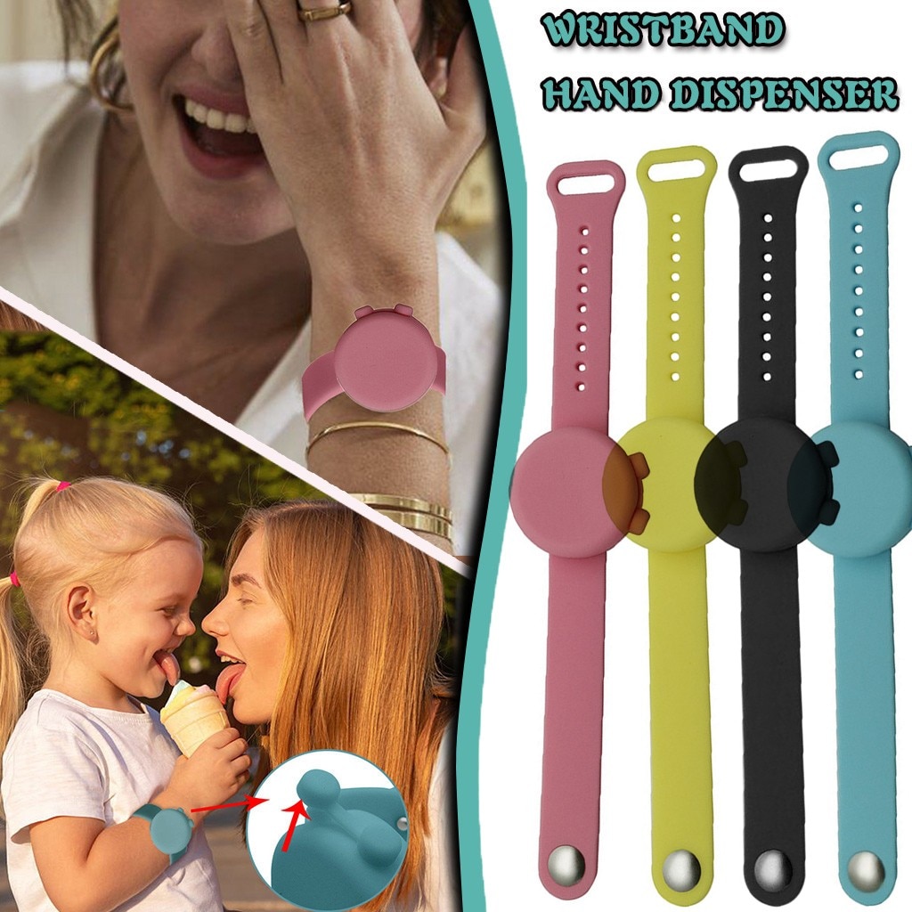 Armbånd hånd denne bærbare håndsprit dispenser armbånd bærbare flydende armbånd udendørs håndled wrap armbånd: Default Title