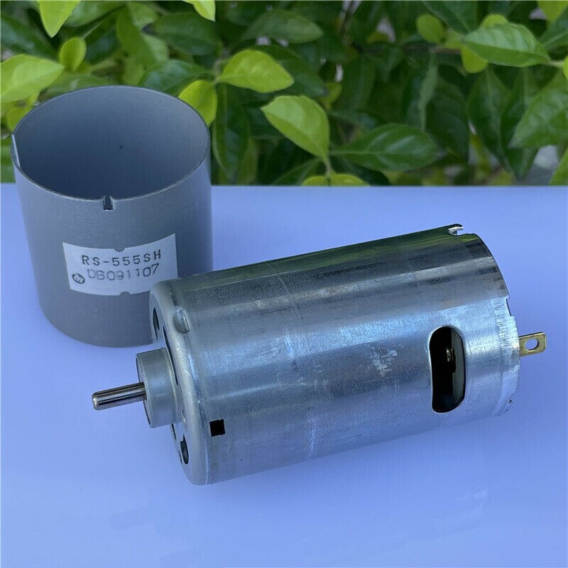 MABUCHI RS-555SH-3250/75 silnik DC 12V 14.4V 18V 24V 12500RPM wysokiej prędkości duży za chwilę obrotowy z wentylatorem chłodzącym dla elektryczny wiertarka