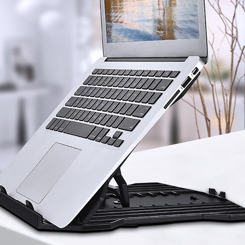 360 DegreeHeight Adjustment Laptop Stand for Macbook Pro for Notebook Support Rotating Bottom Computer Stand Riser Cooling Pad