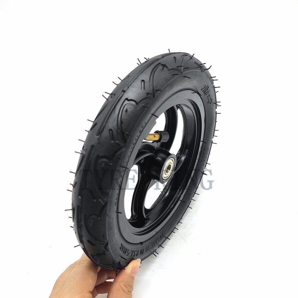 8X1 1/4 Scooter Tire & Inner Tube with Alloy Hub 8 Inch 8*1.25 Tyre for Bike Electric / Gas Scooter Parts