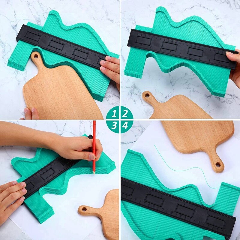 25cm Shape Profiler Replicator Profile Measurement Tool Profile Replicator Profile Template Plastic Profile Replicator