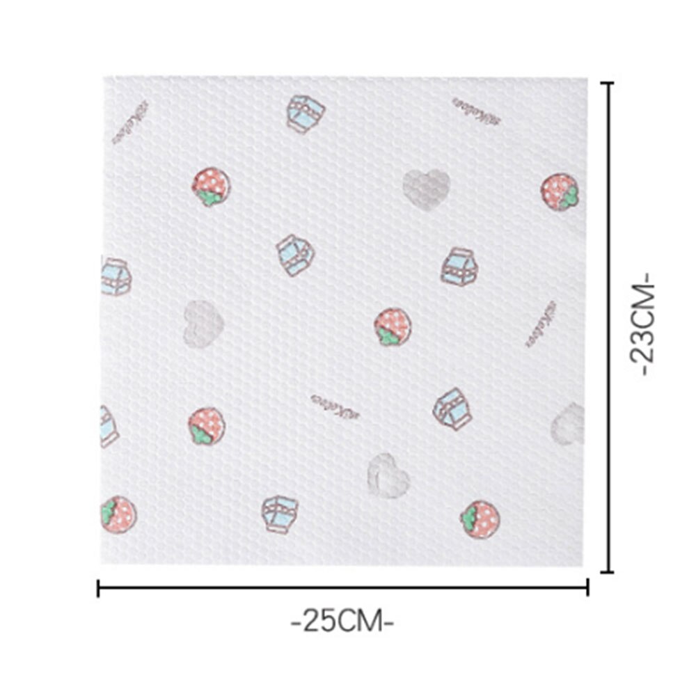 1 Roll Reusable Cleaning Cloth Kitchen Paper Dishcloth Cleaning Towel High Water Absorbency Wiping Scouring Pad