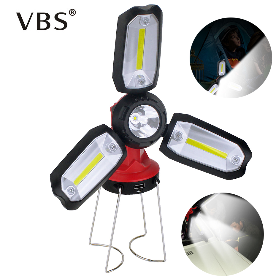 Portable Garage light 6 mod work light Adjustable fan light searchlight For industrial workshop officina lighting garage lamp