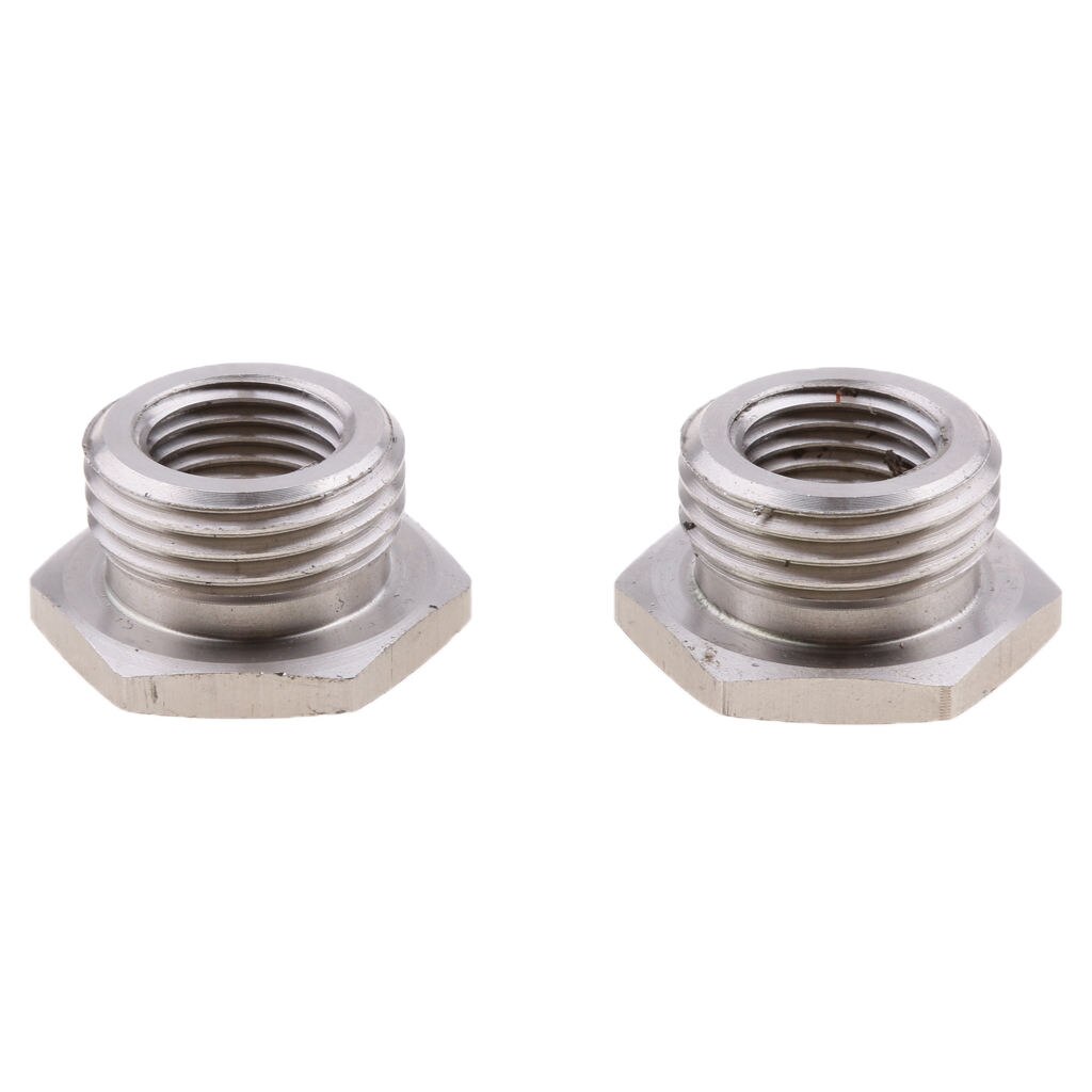 2 Stuks Verminderen O2 Sensor Plug Adapter 18Mm Tot 12Mm Uitlaatpijp Voor Harley