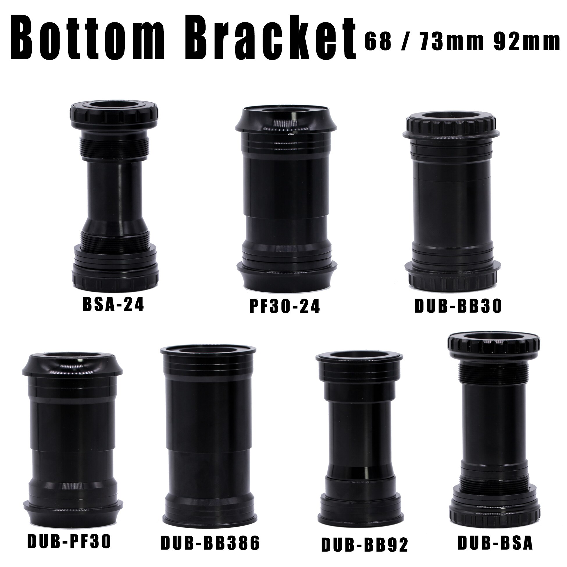 Bottom Bracket,DUB For SRAM MTB/ Road BSA, BB92, PF30, BB30, BB386 24mm 28.99 68/73mm 92mm Compatible With Traditional Tools