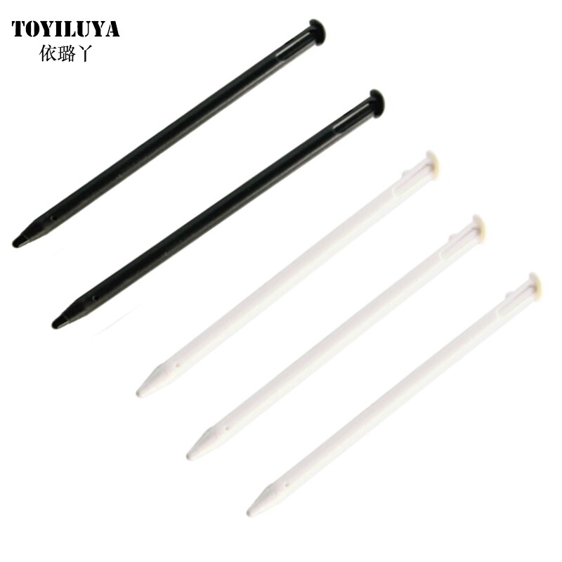5x Oryginalny Czarny/Biały Plastikowy Rysik Stylus Zamiennik do Nintendo 3DS: Mieszanka