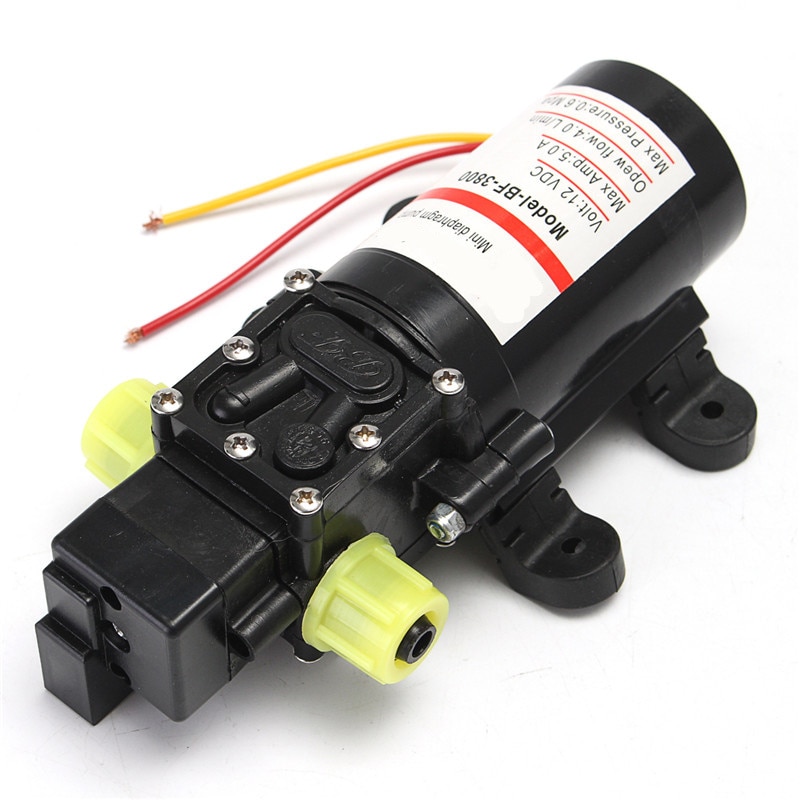 DC 12V Water Self-Priming Diaphragm Pressure Pump for Caravan/RV/Boat/Marine Boat Extremely Efficient