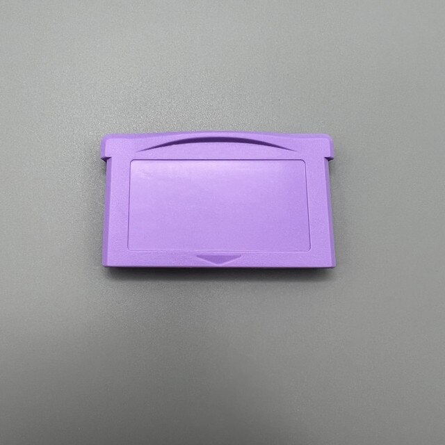 Plastic shell for GBA game card cartridge shell cover replacement part: Purple