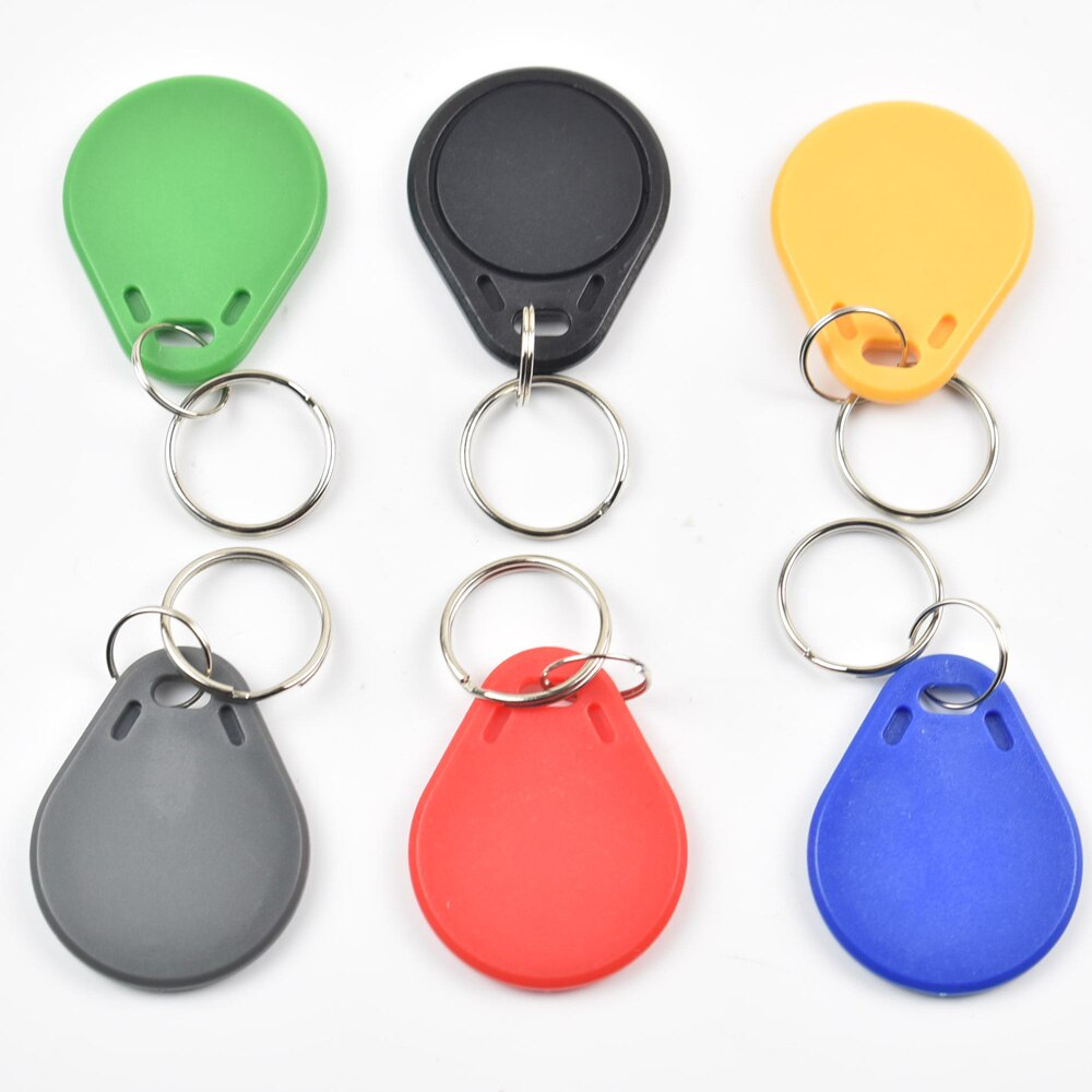 15pcs/lot RFID 13.56 Mhz nfc Tag Token Key Ring IC tags For Part nfc phone and tablet