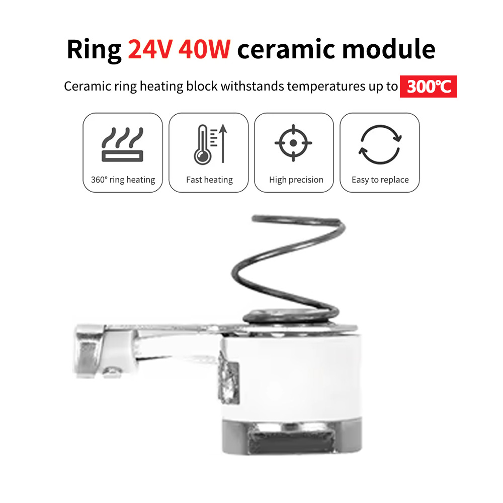 Kit de extrusión de calefacción de cerámica E3D Revo, termistor 104NT, calentador de calentamiento rápido, Kit Hotend de núcleo para impresora 3D E3d V6 Voron End