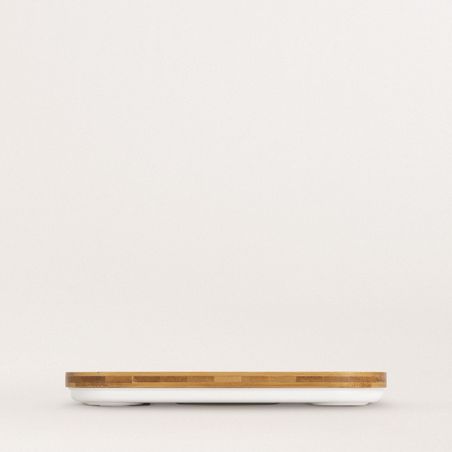 CREATE-BALANCE BODY BAMBOO SMART, Báscula de Baño de Bioimpedancia de Bambú, 12 Parámetros Bio-corporales, Conectividad WiFi APP
