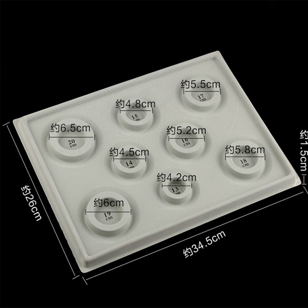 Brett diy perle bord smykker halskjede beading flokket håndverk verktøy dame tallerken: til armbånd