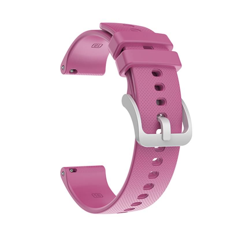 Voor Garmin Vivoactive 4S/Vivomove 3S Siliconen Zilveren Gesp Riem Vervanging Horlogeband 18Mm Modieuze: 05