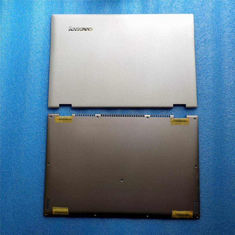 13.3"Laptop Lcd Rear Lid For Lenovo Yoga 2 Pro 13 Back Chassis Cover Top Shell Bottom Base Lower Case Silver Orange