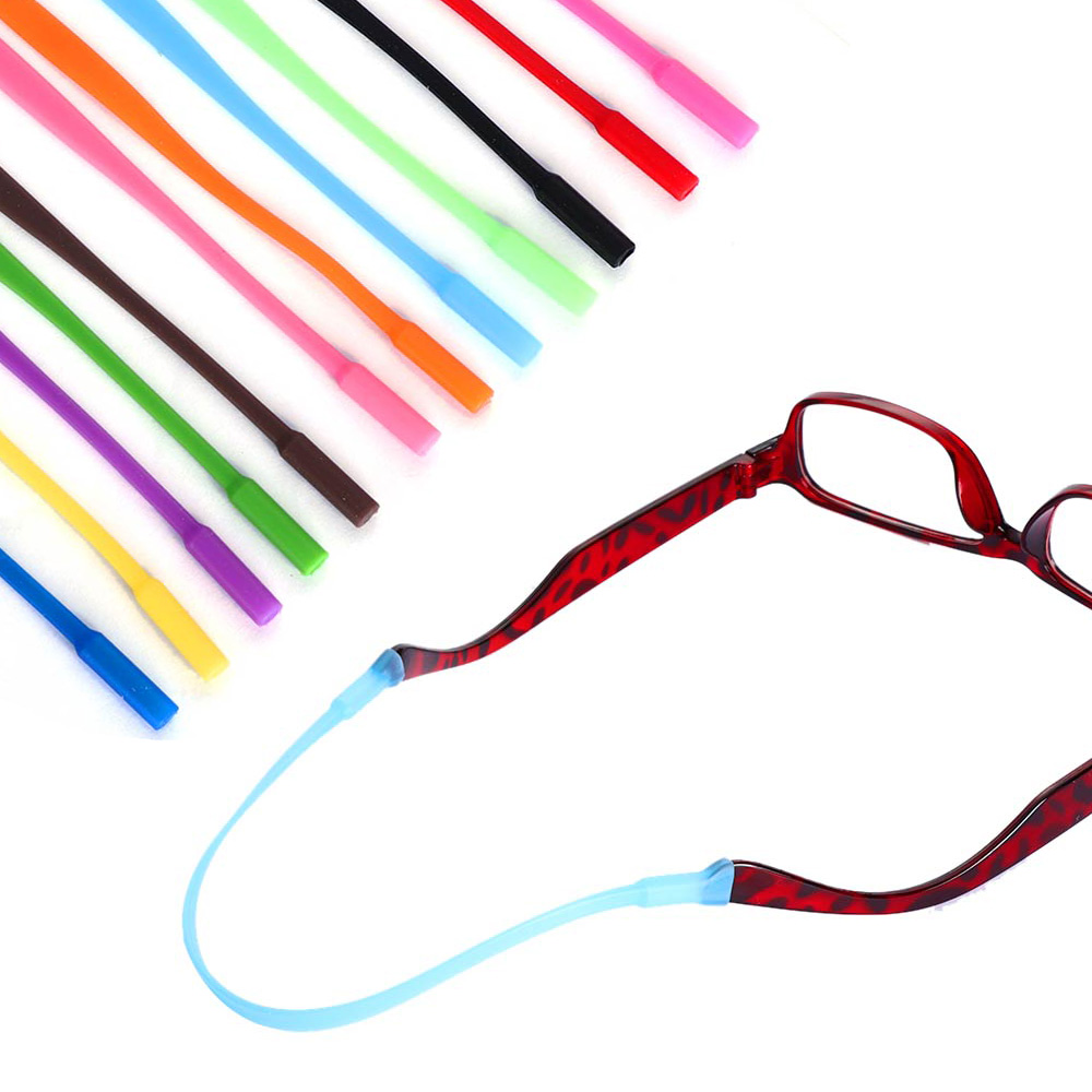 1Pc Hoge Elastische Siliconen Brillen Bandjes Lanyard Verstelbare Anti Slip Zonnebril String Touw Glazen Keten Lenzenvloeistof Accessoire