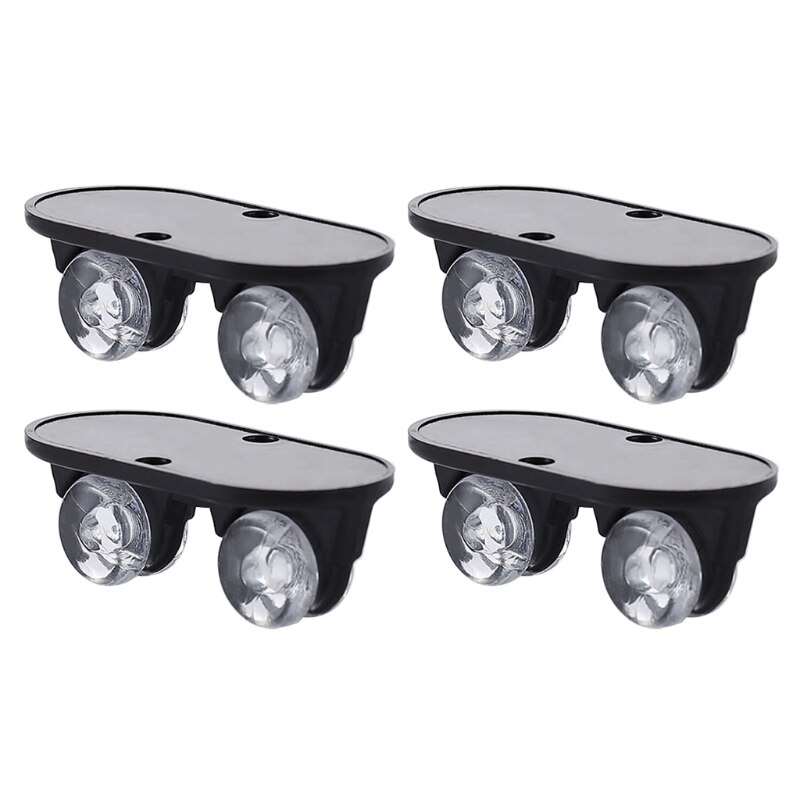 Zelfklevende katrol opbergdoos wieltjes prullenbak zelfklevend meubelwieltje thuis stil geen krassen 4 stuks: Zwart