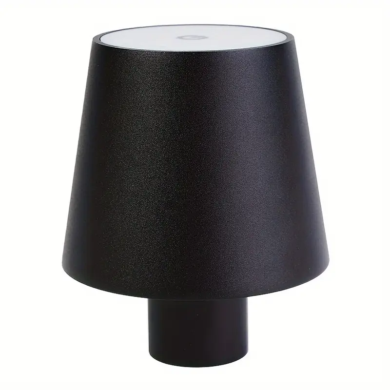 Led-skrivebordslampe med touchfunktion, natlampe med usb-genopladelig touchfunktion, led-bordlamper med 3 niveauer, dæmpbar, trådløs til værelse, arbejdsværelse, kontor, bar: Blå