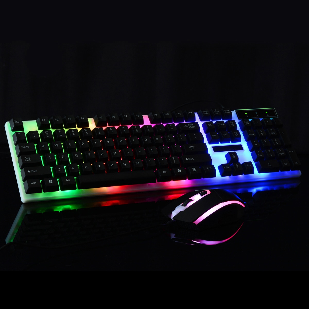 Gaming Keyboard Mouse Set Mechanical Wired USB Keyboard Mouse Set Backlight Keyboard +Mouse for PS4 Xbox One 360 Gaming