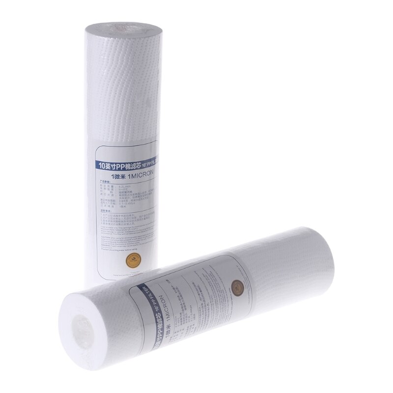 10\" Water Purifier PP Filter Cartridge 1 Micron Strainer Sediment Replacement