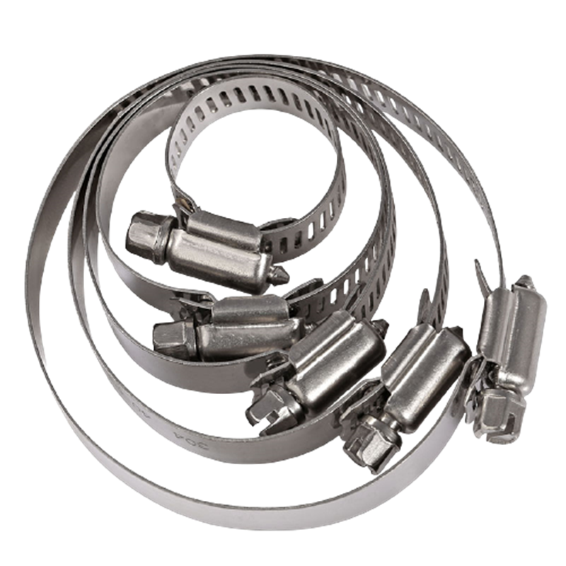 10cm 20cm 30cm 40cm Length Adjustable Stainless Steel Pipe Pole Mount Bracket Worm Gear Hose Clamp for Surveillance CCTV Camera